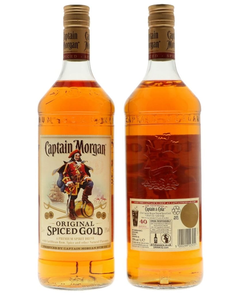 Captain Morgan Spiced Gold Rum 35% | 100 cl