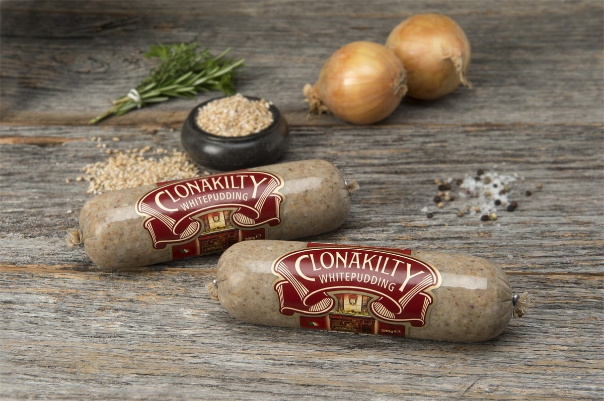 Clonakilty Chubb White Pudding | case 20 × 280 g frozen