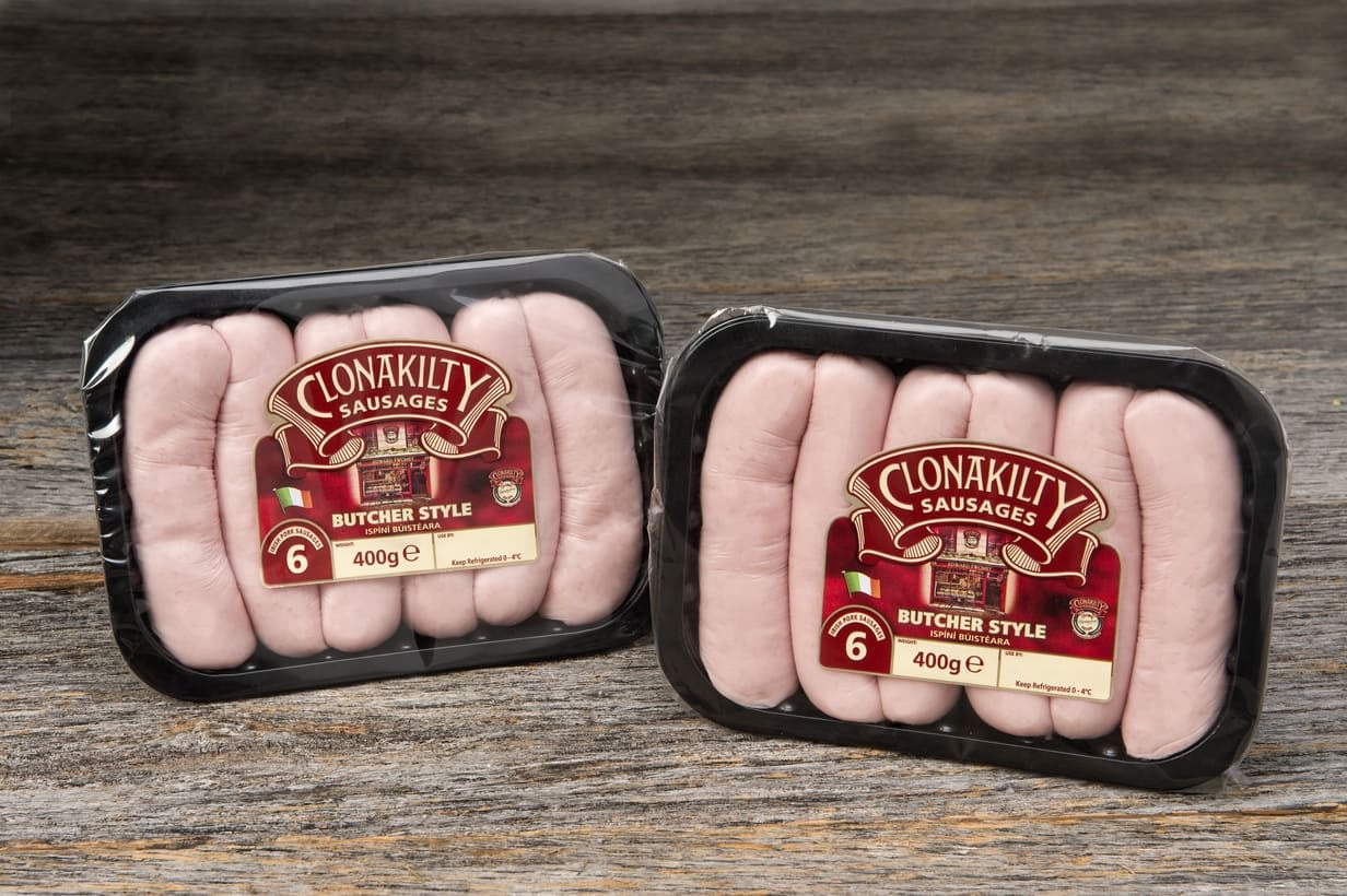 Clonakilty Premium Butcher Sausages | case 10 × 400 g frozen