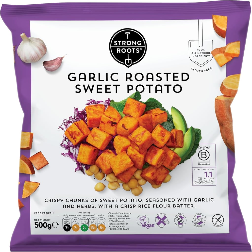 Strong Roots Garlic Roasted Sweet Potato | 500 g frozen