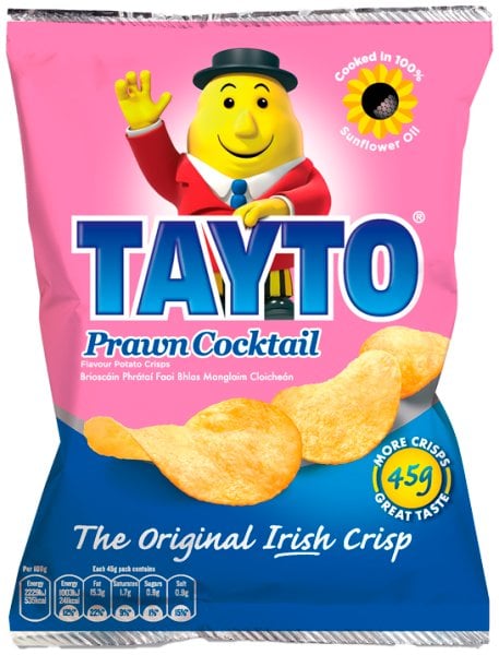 Tayto Prawn Cocktail Crisps | 50 × 35 g