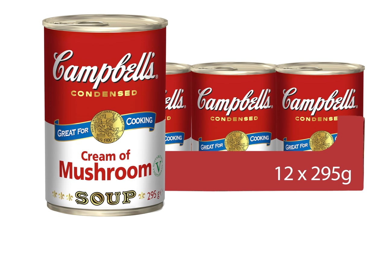 Campbells Condensed Cream of Mushroom Soup | 12 × 295 g