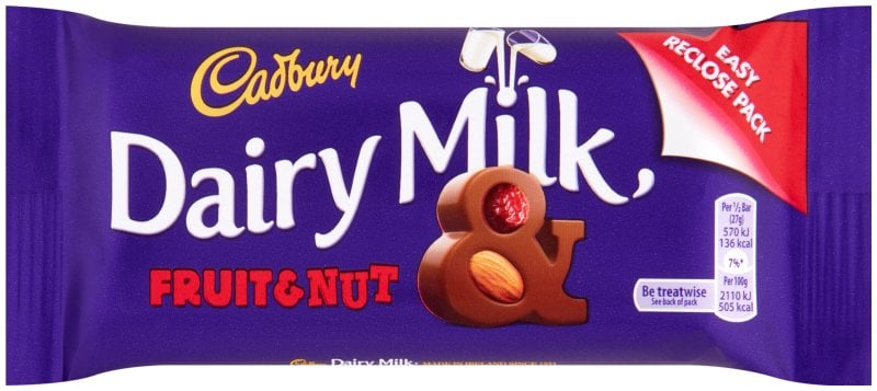 Cadbury Dairy Milk Fruit & Nut | 48 × 54 g