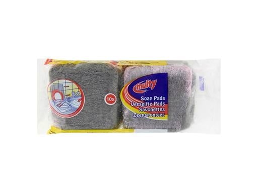 Multy Soap-Filled Steel-Wool Pads | 10 pieces