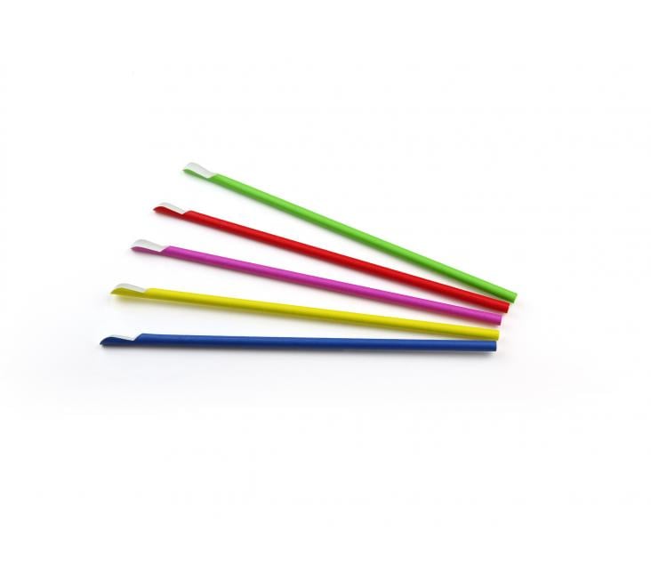 Sier Bendable Straws in Assorted Colours | 24 cm long, 8 mm thick, 100 pieces