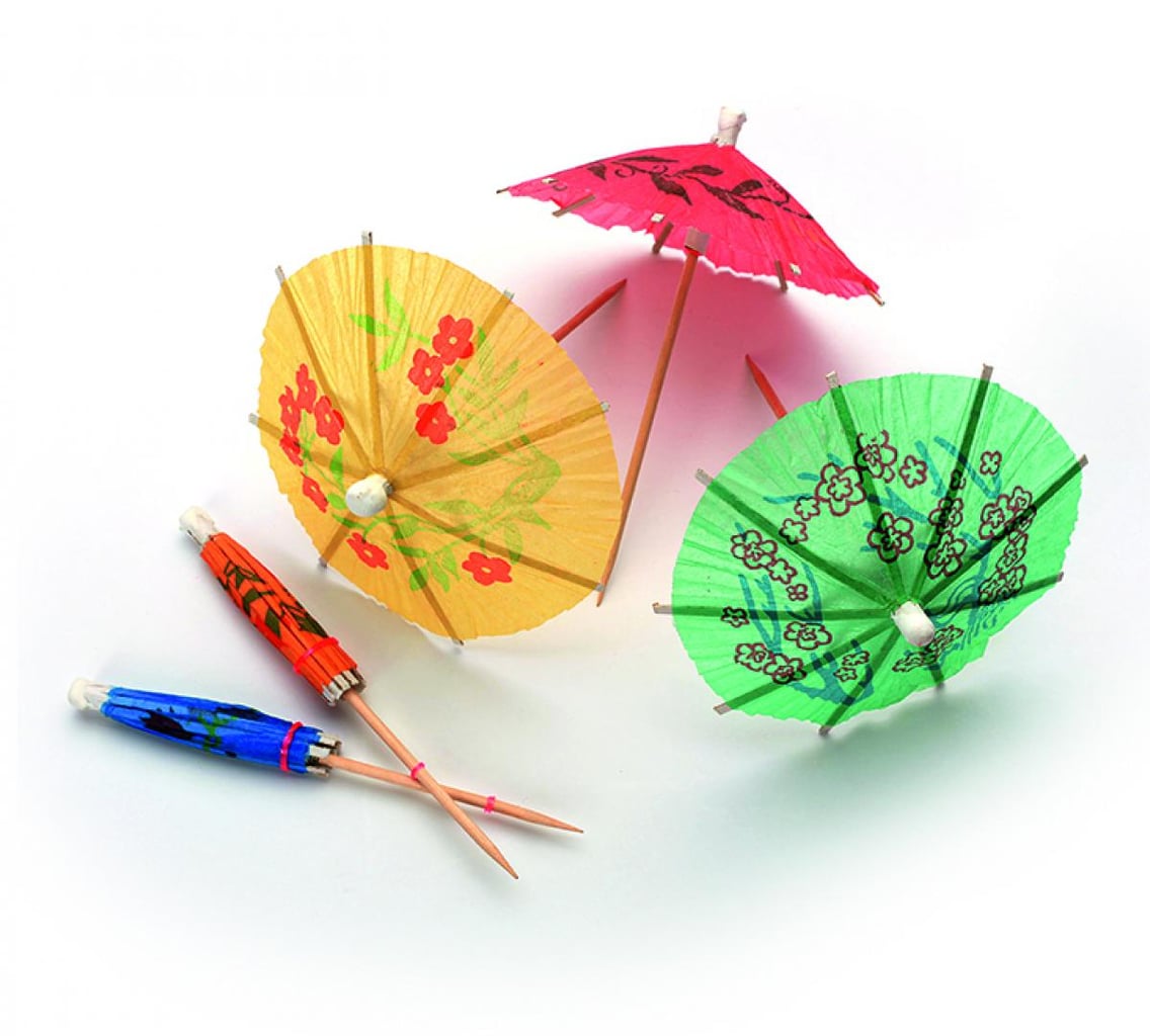 Sier Cocktail Parasols 100 mm | 150 pieces