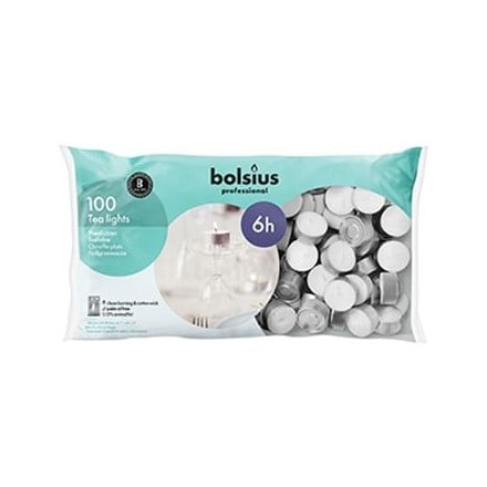 Bolsius Six-Hour Tealights | 100 pieces