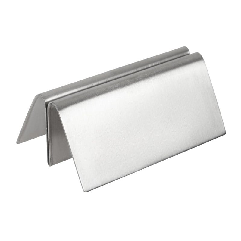 Triangular Stainless-Steel Menu Holder