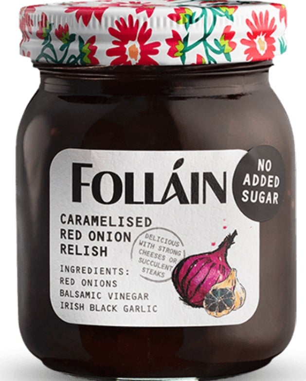 Follain Caramelised Onion & Black Garlic Relish | 320 g