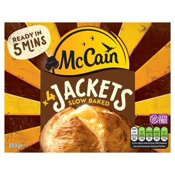McCain Jacket Potato 4 Pack | 8 × 800 g frozen